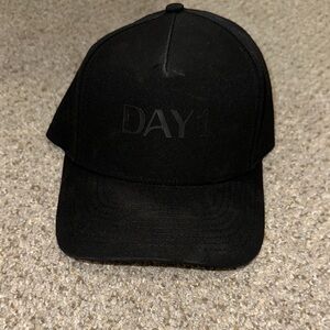 Black DAY1 Logo Cap